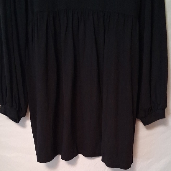 Asos Black Long Sleeve Dress US Size 6 - Picture 3 of 14